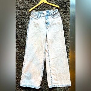 Cotton On Blue Relaxed Wide-Leg Jeans